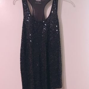😻EUC Express Sequined Tank